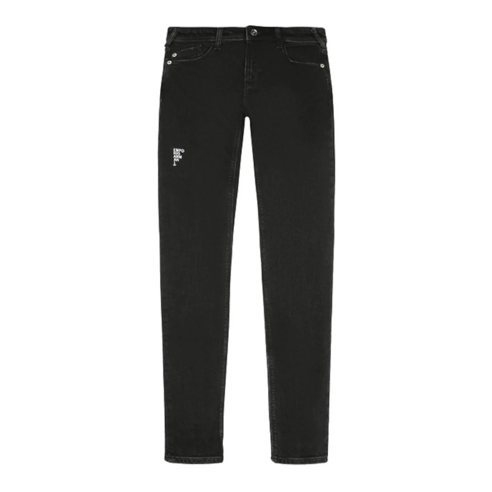 Emporio Armani Damen Schwarz Jeans, K, W30größe: