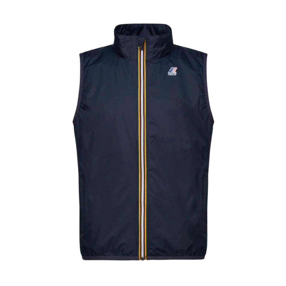 K-way Le Vrai 3 Rouland Warn Gilet Blue Heren