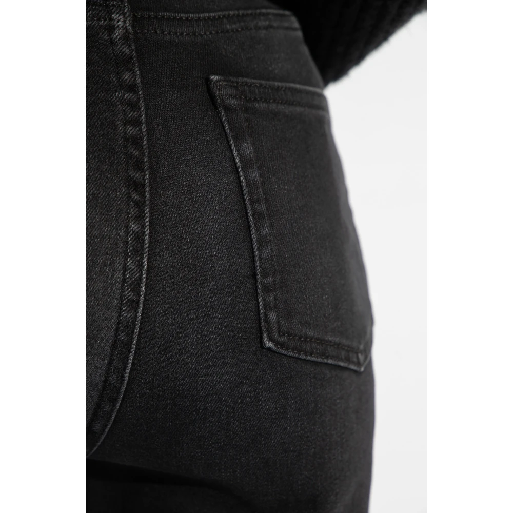 IRO Zacca uitlopende jeans Black Dames