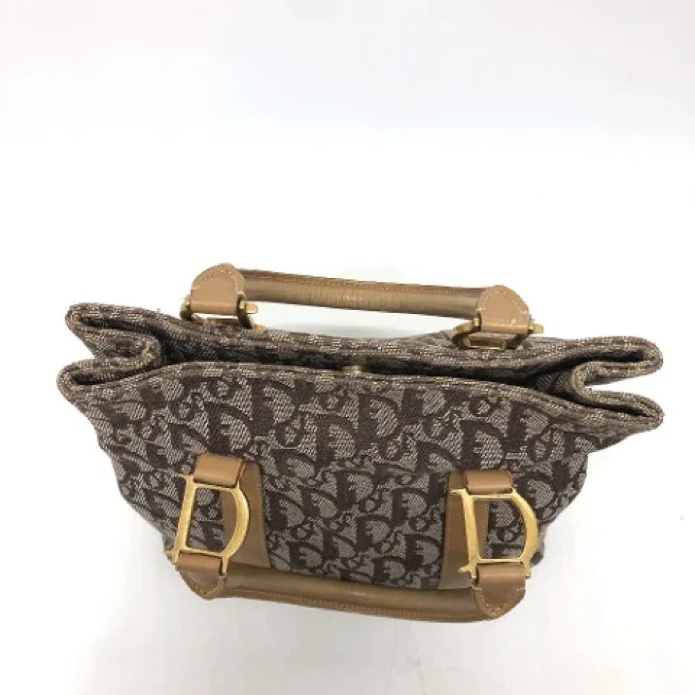 Dior Vintage Pre-owned Cotton dior-bags Brown Dames