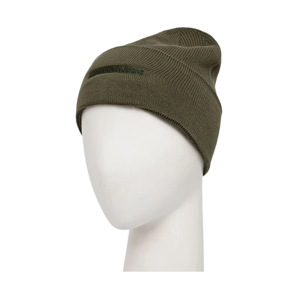 Calvin Klein Jeans Groene Katoenen Hoeden & Mutsen Green Heren