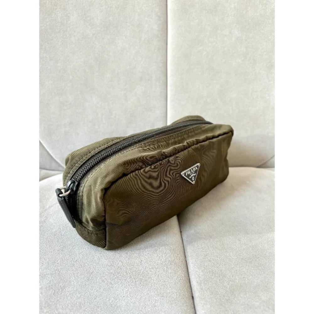 Prada Vintage Pre-owned Fabric prada-bags Brown Dames