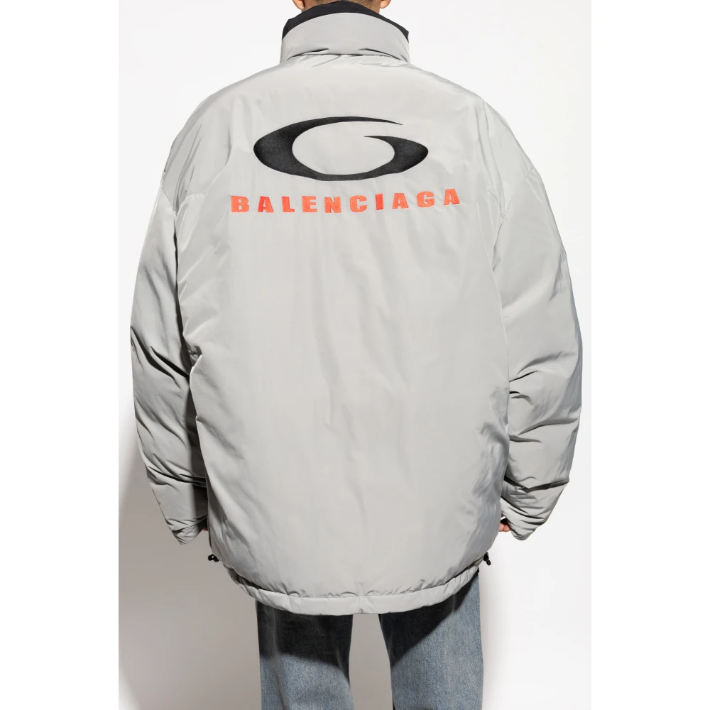 Balenciaga Omkeerbare gewatteerde jas Black Heren