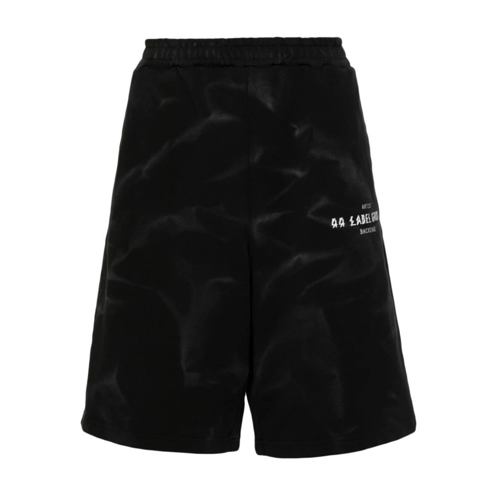 44 Label Group Shorts de sport décontractés pour hommes Black Heren