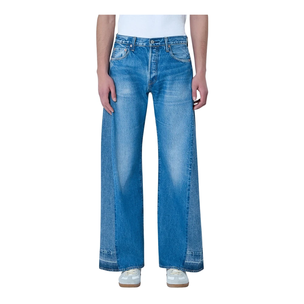 Levi's Men's Blue Wide Jeans, W29, Wide-Leg Denim Jeans