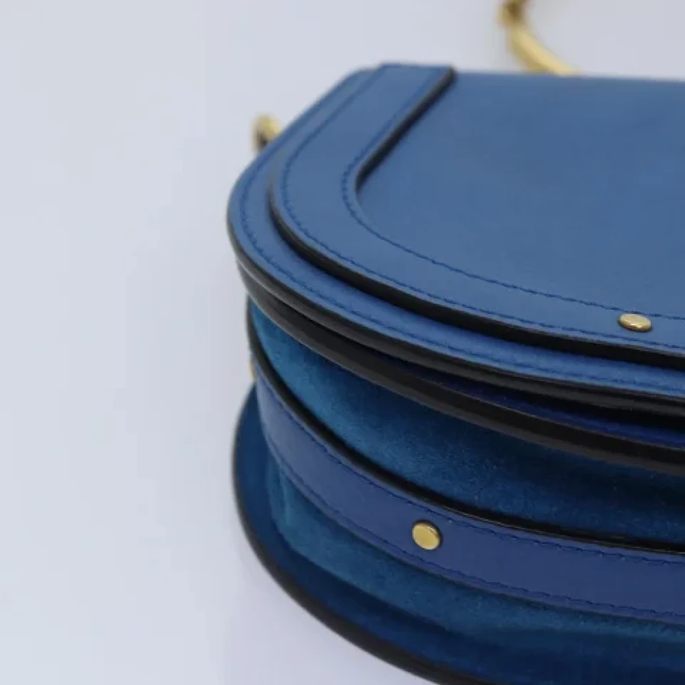 Chloé Pre-owned Leather handbags Blue Dames