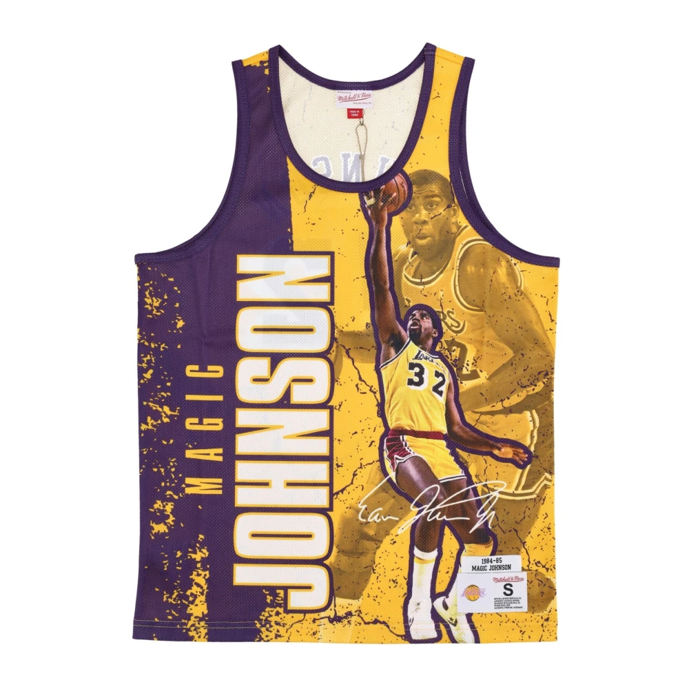 Mitchell & Ness Magic Johnson Basketbal Tanktop Multicolor Heren