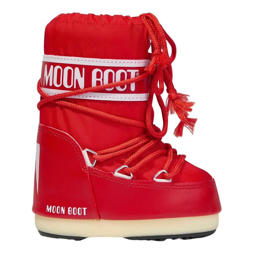 Moon Boot Unisex Kids Red Kids Icon Nylon Snow Boots - Kids Boots - 39 Eu - Kids