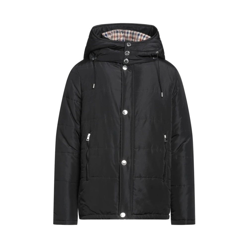Aquascutum Kleding Jassen Black Heren