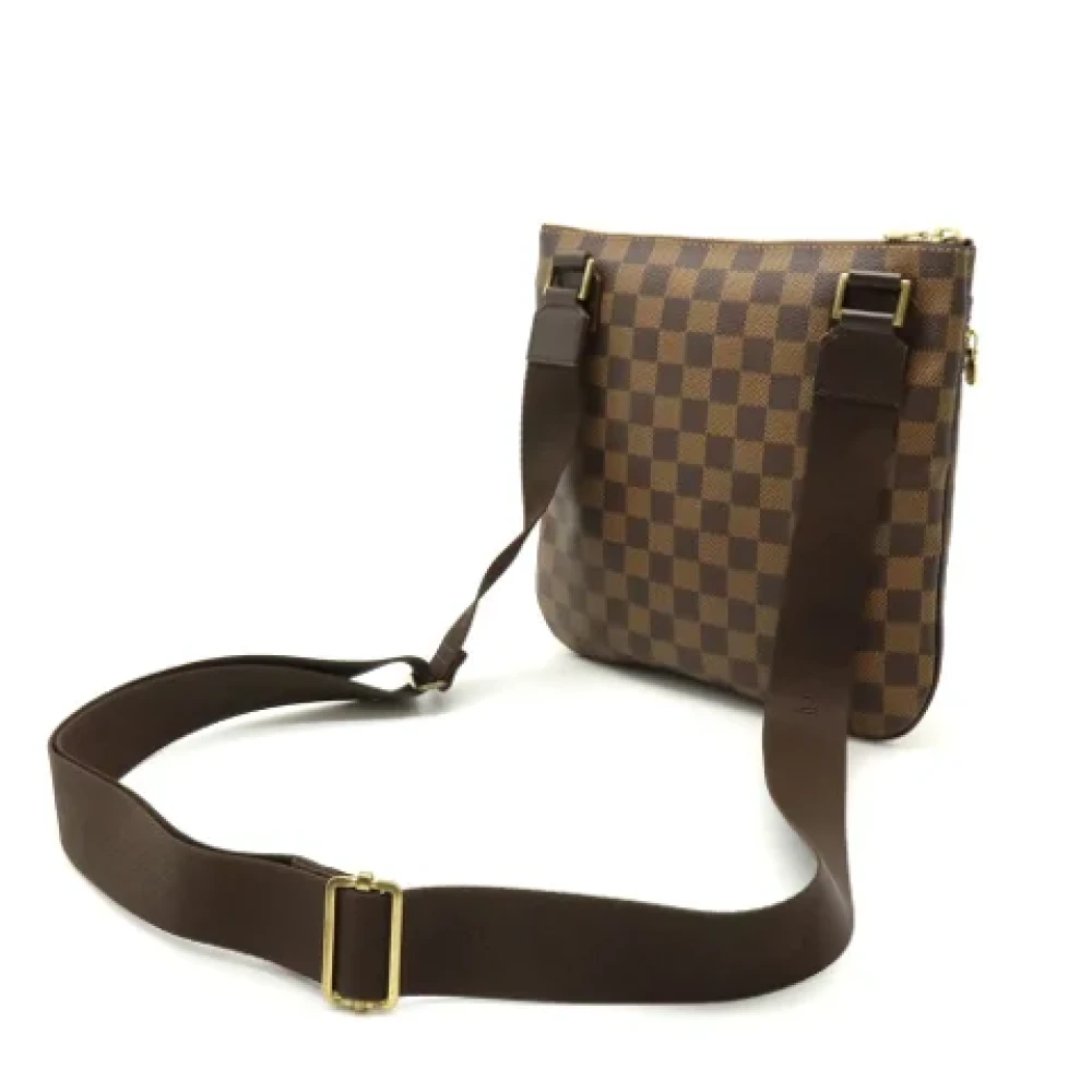 Louis Vuitton Vintage Pre-owned Plastic shoulder-bags Brown Dames