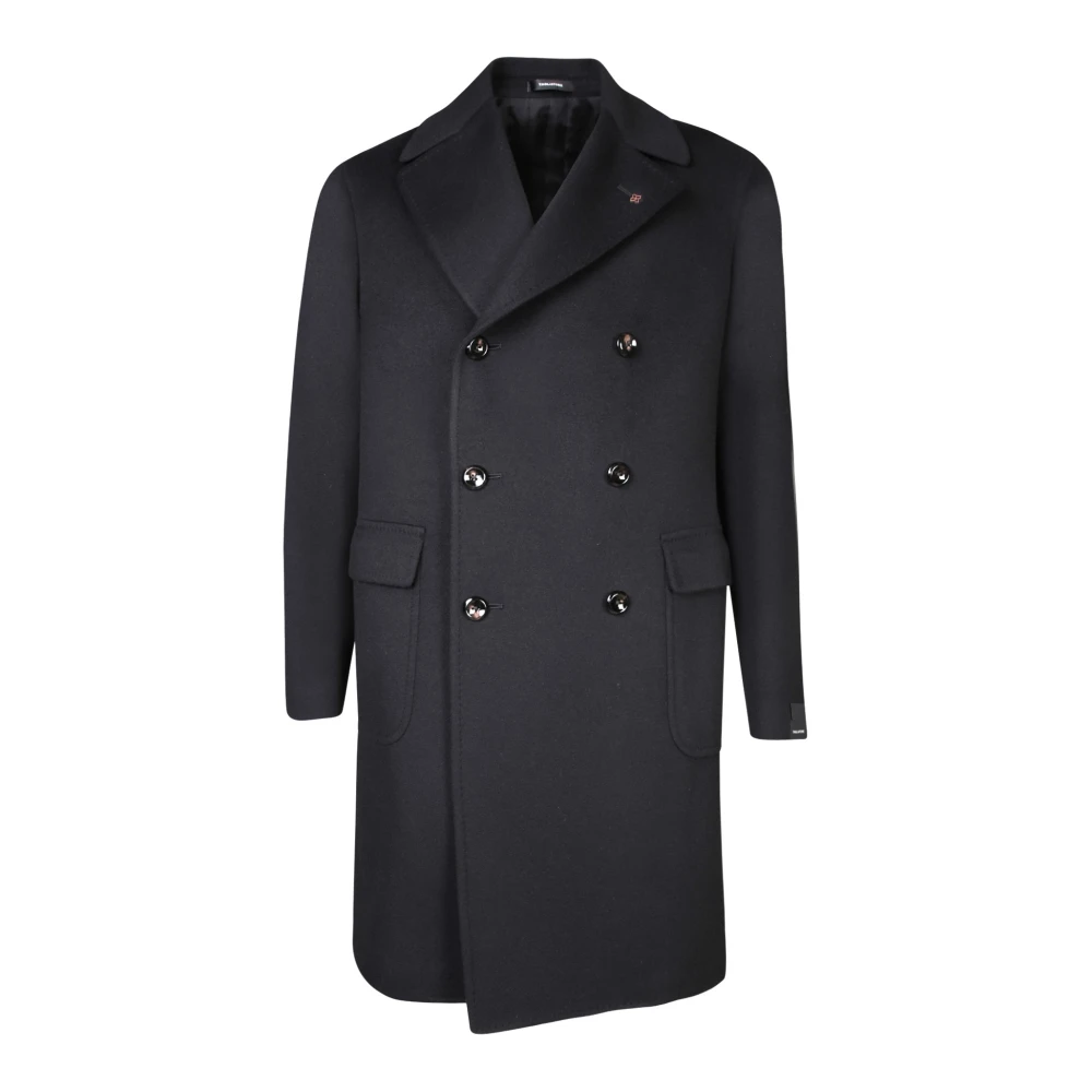 Tagliatore Luxe Zwarte Kasjmierjas Aw24 Black Heren