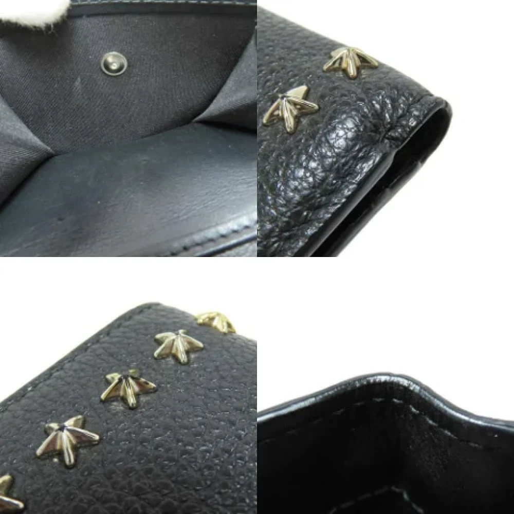 Jimmy Choo Pre-owned Leather wallets Black Dames