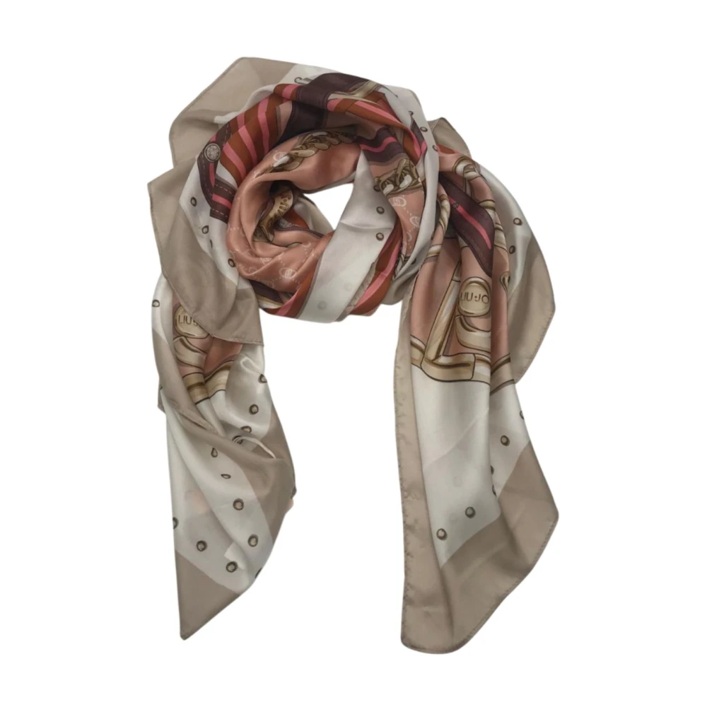 Liu Jo Gestreepte Foulard Sjaal Multicolor Dames