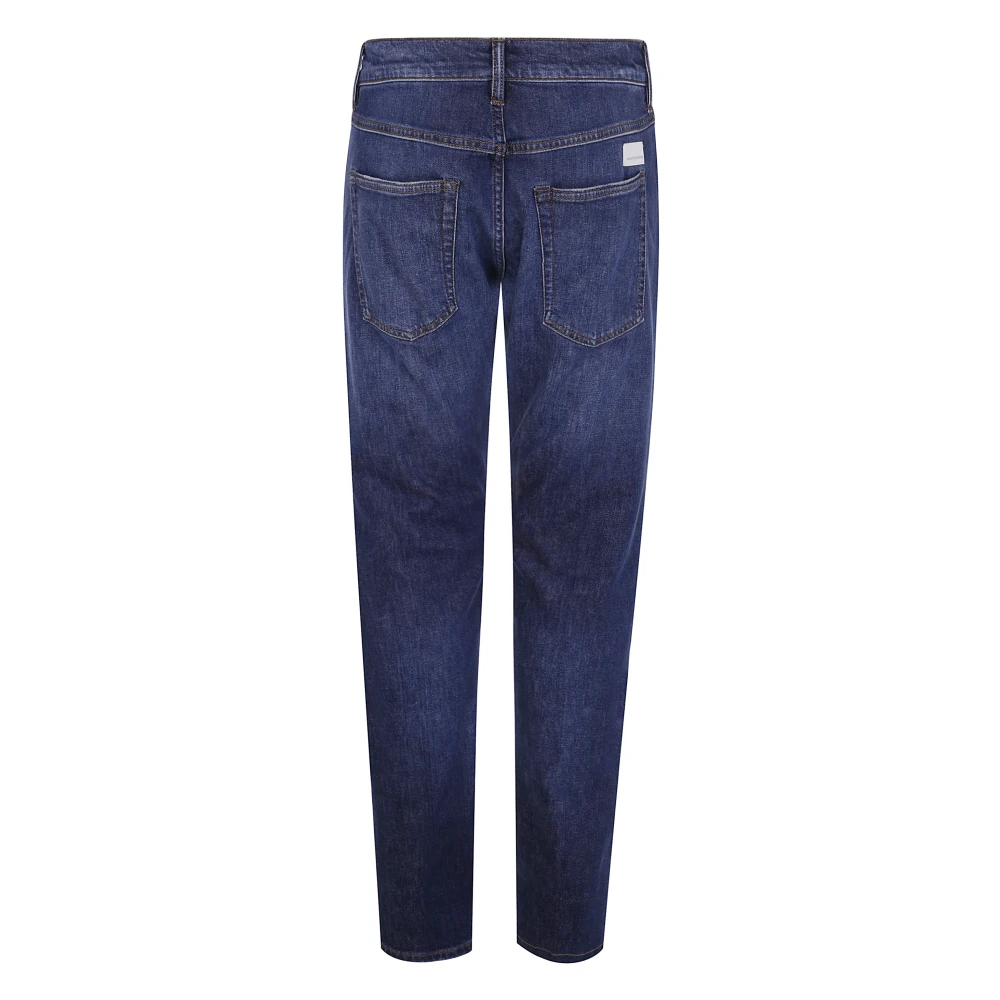 Nine In The Morning Skinny 5-Pocket Rock Broek Blue Heren