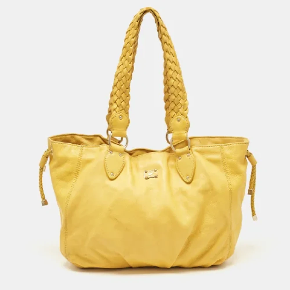 Michael Kors Pre-owned Leather shoulder-bags Yellow Dames