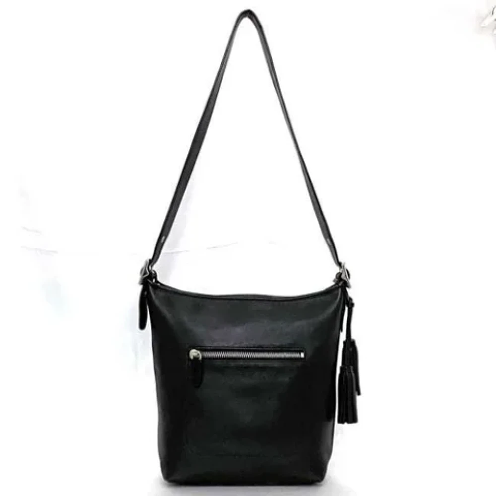 Coach Pre-owned Leather shoulder-bags Black Dames