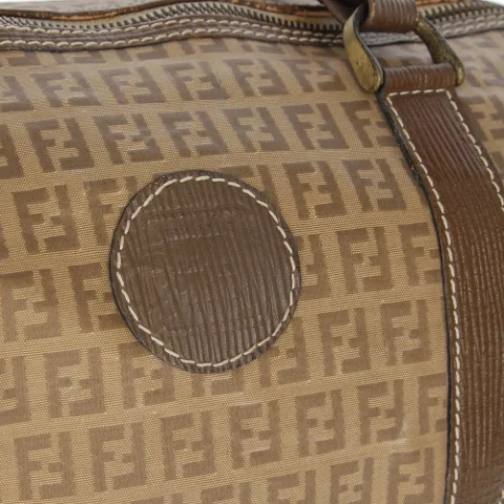 Fendi Vintage Pre-owned Canvas fendi-bags Beige Dames