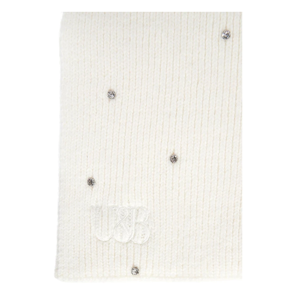 Twinset Crème Sjaal met Applicaties Beige Dames