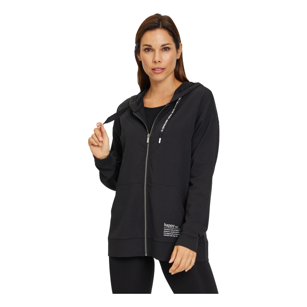 Betty Barclay Bamboe Hoodie Black Dames