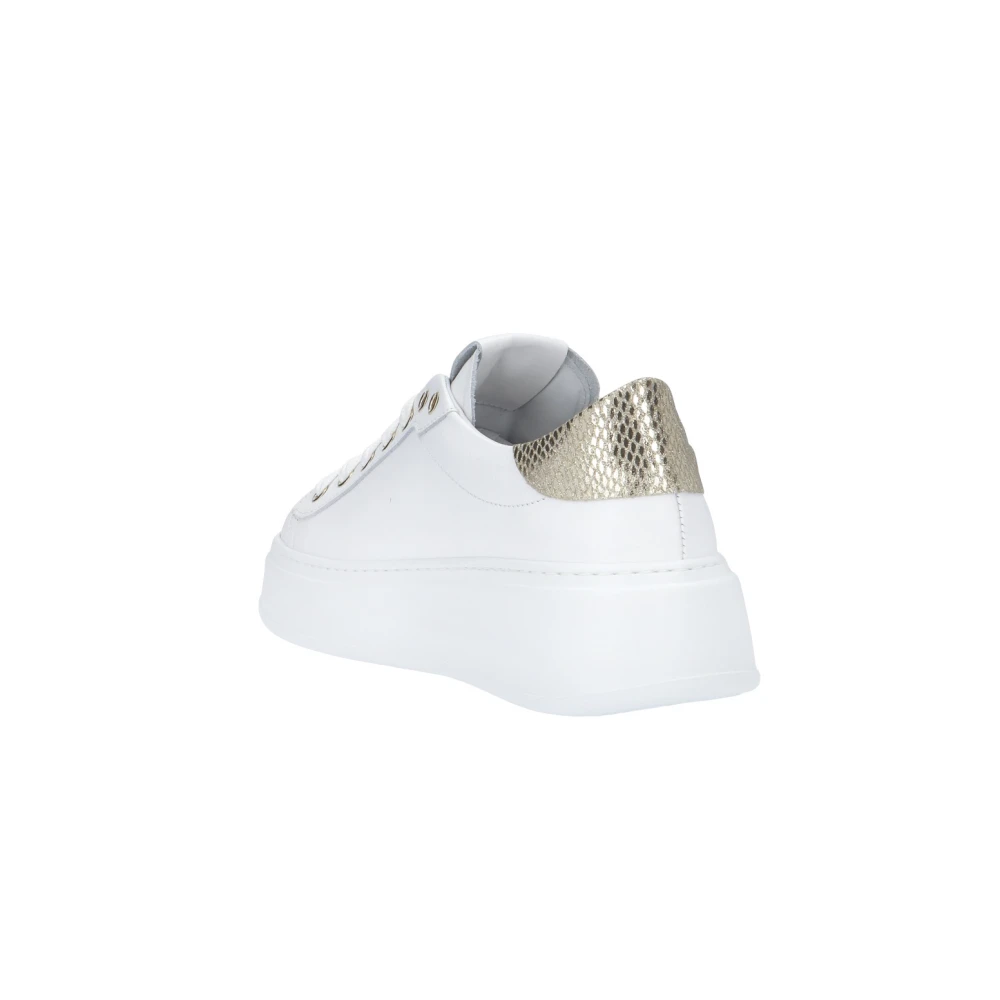 Gio+ Dames Leren Sneakers White Dames