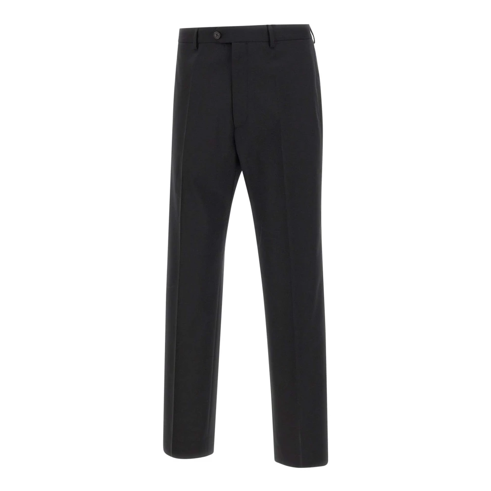 Mm6 Maison Margiela Men's Black Straight Trousers, S, Shoka Trousers