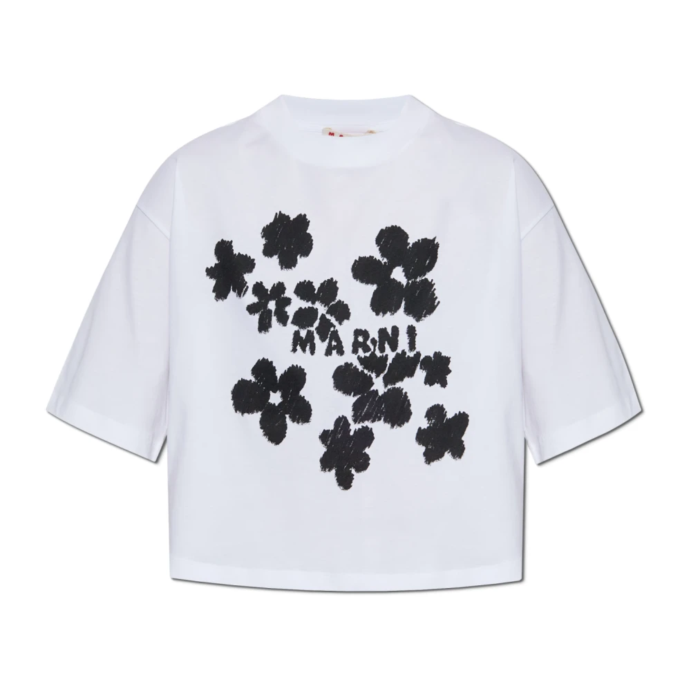Marni - Tops > T-Shirts - White - Marni - Modalova