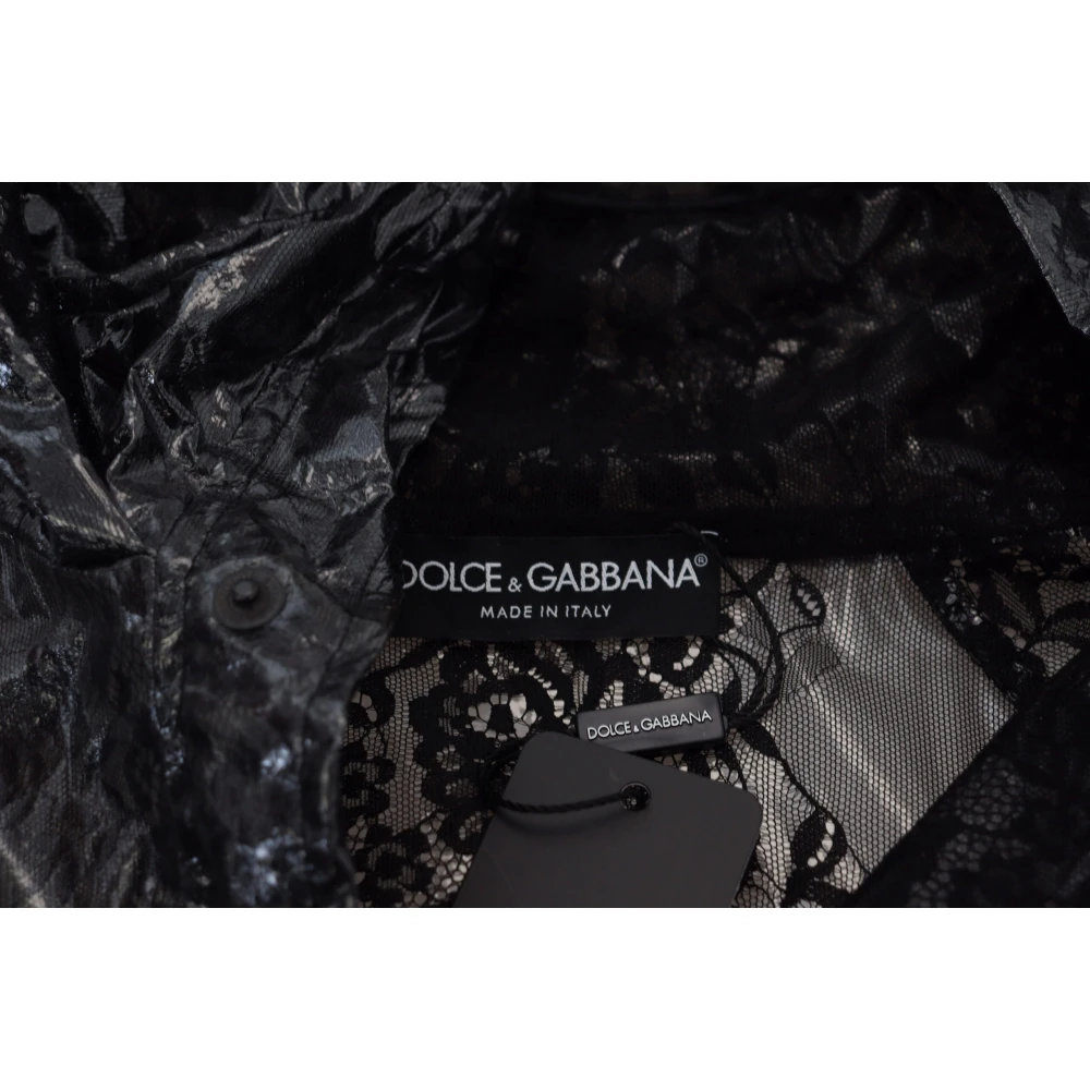 Dolce & Gabbana Stijlvolle Winterjas Black Dames