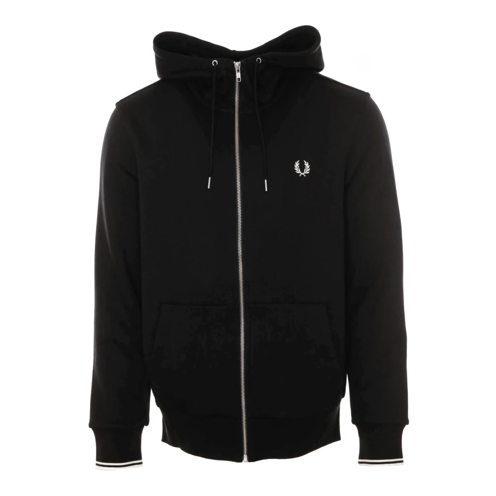 Fred Perry Herren Schwarz Sweatshirt - Bild 6