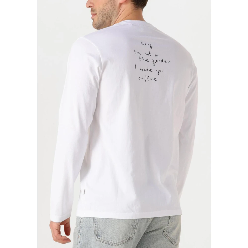 Forét Heren Polo & T-shirts Relax Long Sleeve White Heren