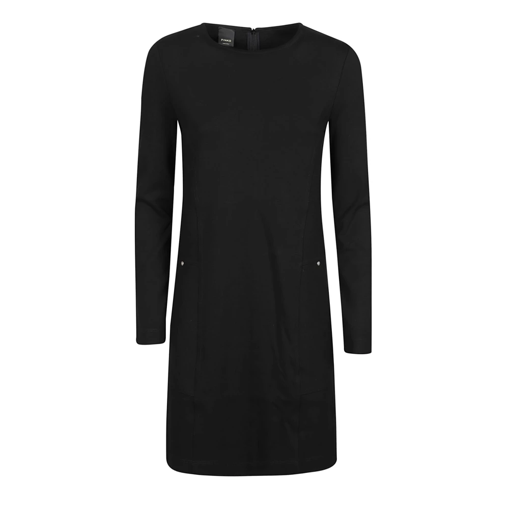 Pinko Mode Jurk Wasmiddel Black Dames