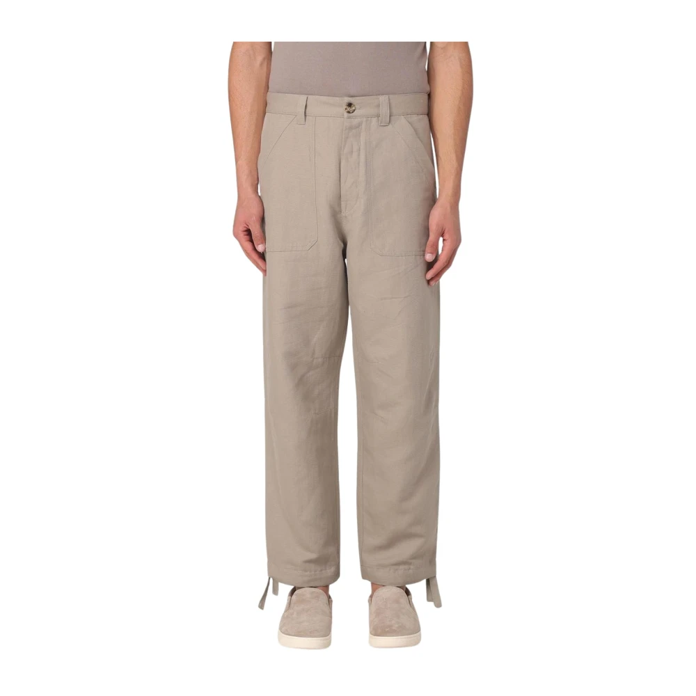 Trousers > Straight Trousers - - Brunello Cucinelli - Modalova