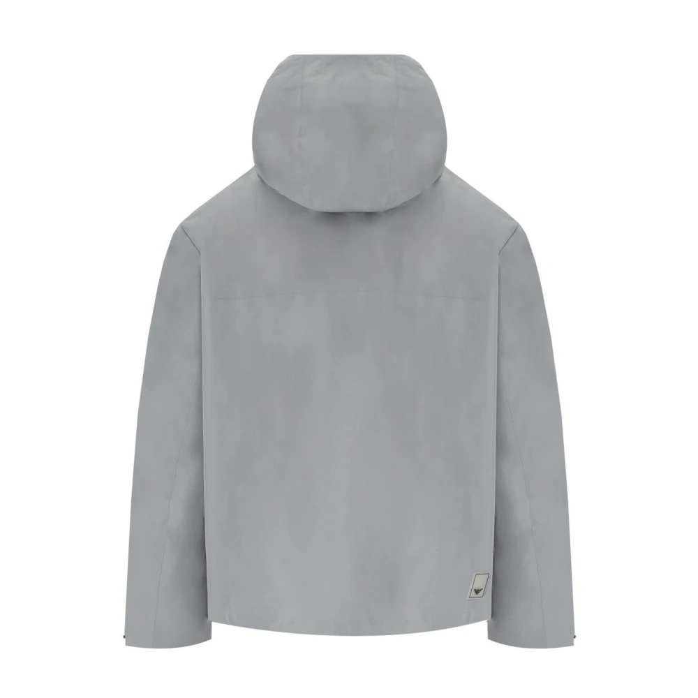 Emporio Armani Wind Jackets Gray Heren
