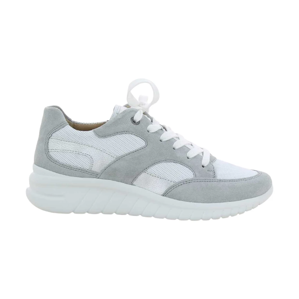 Hartjes Witte Wave Schoen voor Vrouwen Dames Schoenen Grijs