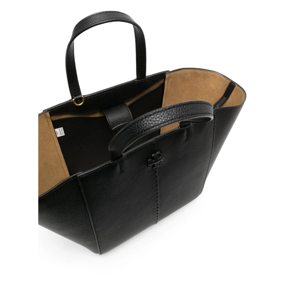 TORY BURCH Elegante Zwarte Tote Tas Black Dames