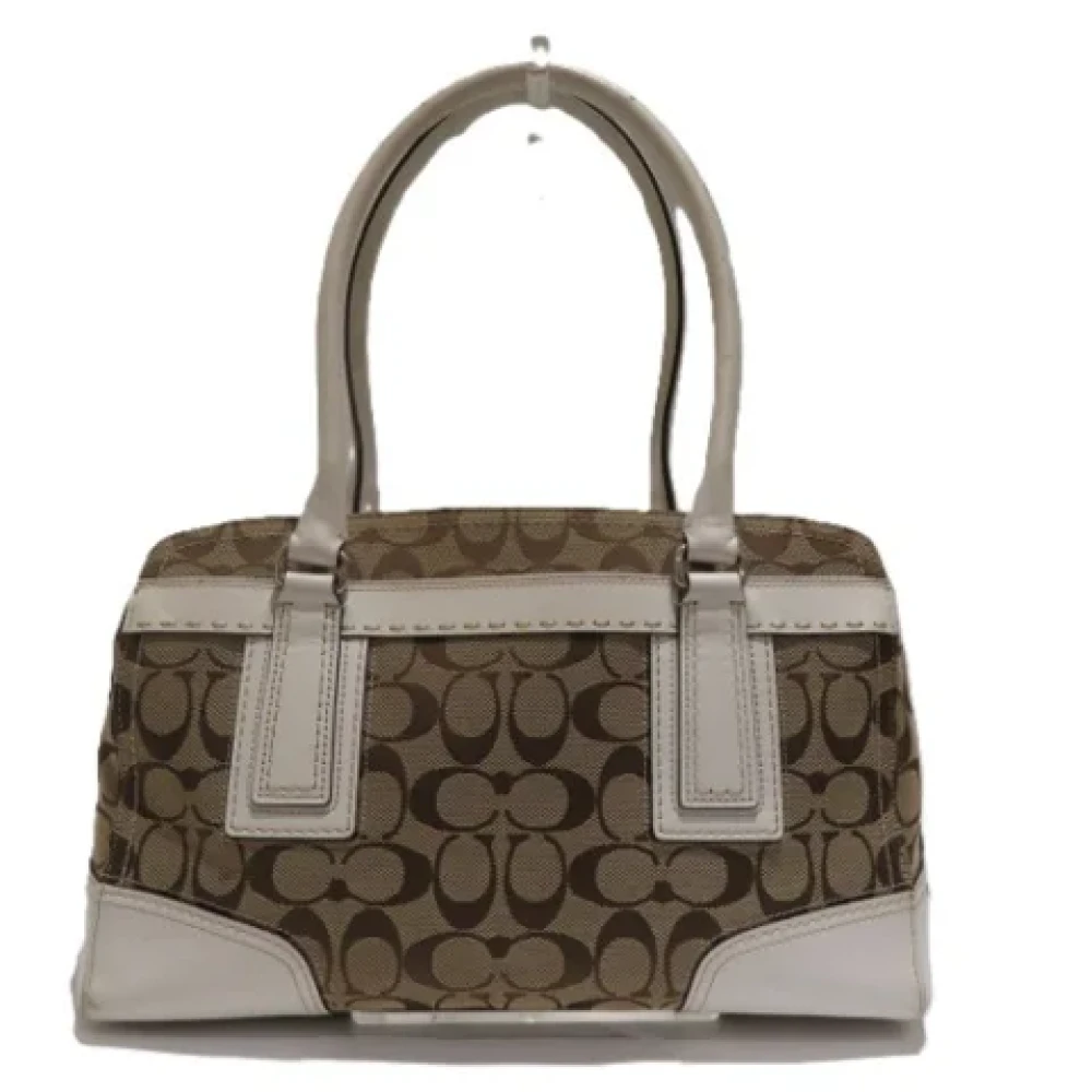 Coach Pre-owned Leather handbags Brown Dames