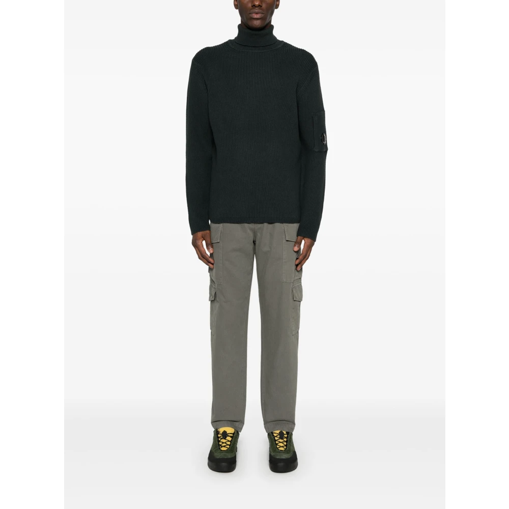C.P. Company Hoge hals rechte snit sweaters Black Heren