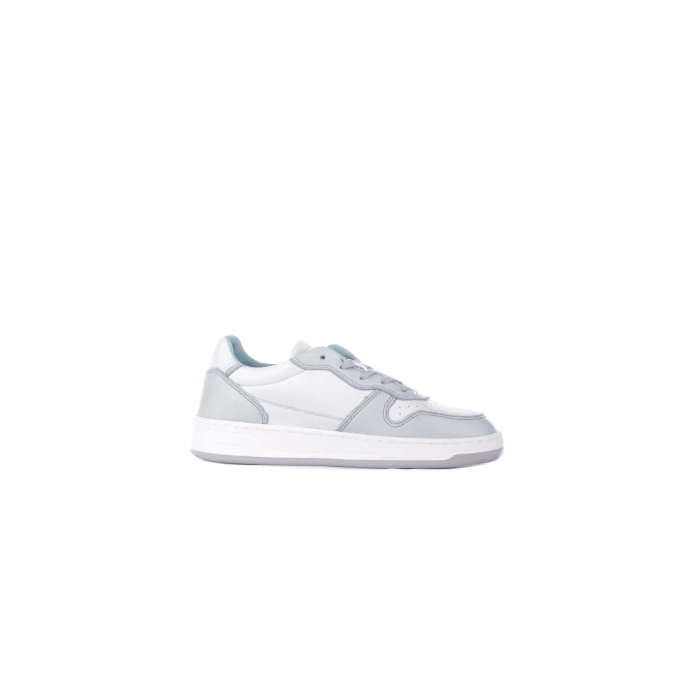 D.a.t.e. Women's Multicolor Sneakers, 6 Uk, Leather Trainers With Logo Detail