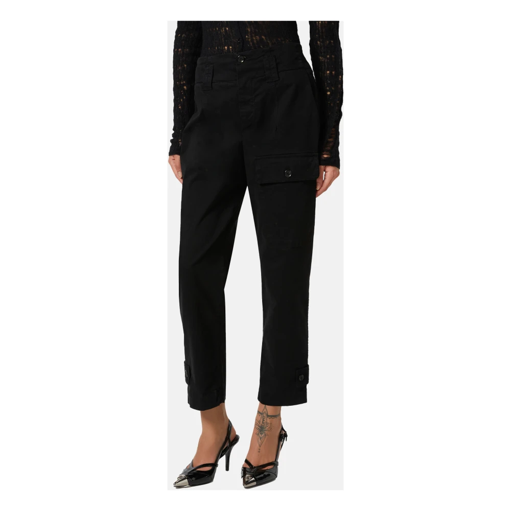 pinko Casual Denim Broek Black Dames