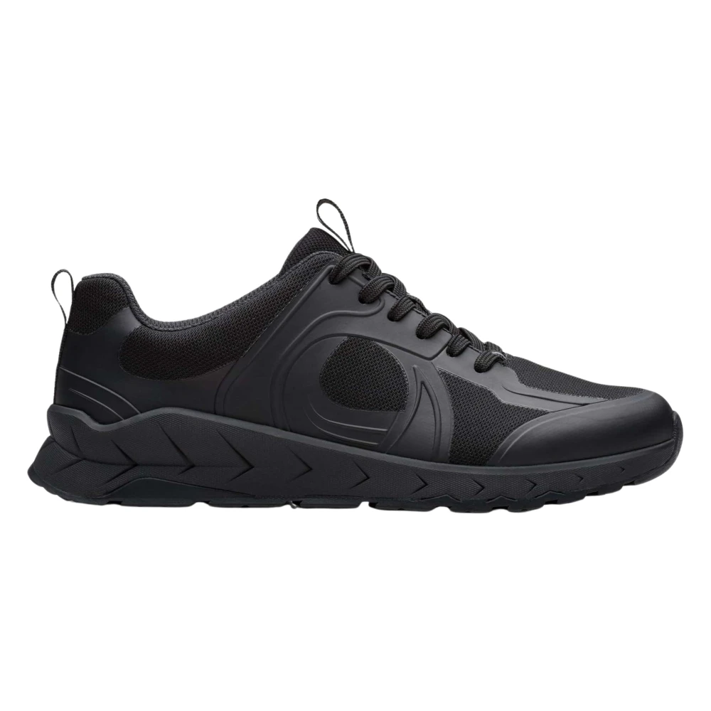 Clarks Boys Black Kids Sneakers, 37 Eu, Selva Edge Trainers