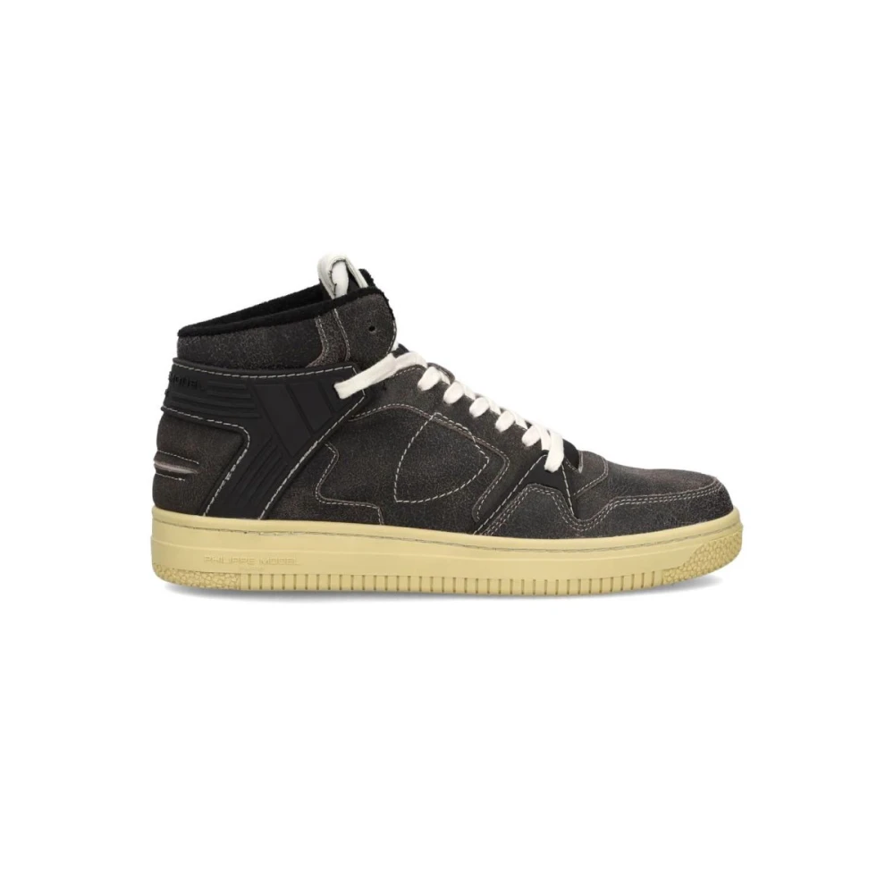 Philippe Model Men's Black Sneakers, 10 Uk, Trainers