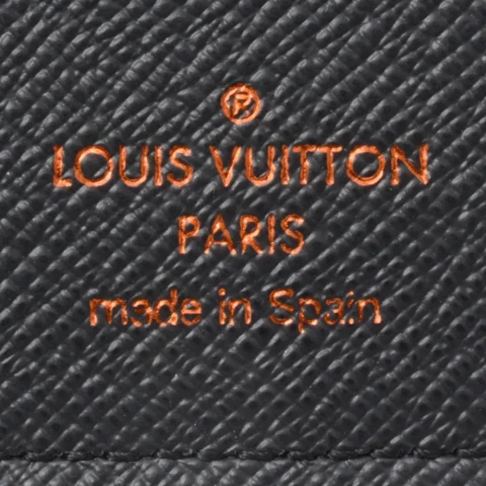 Louis Vuitton Vintage Pre-owned Canvas wallets Black Heren