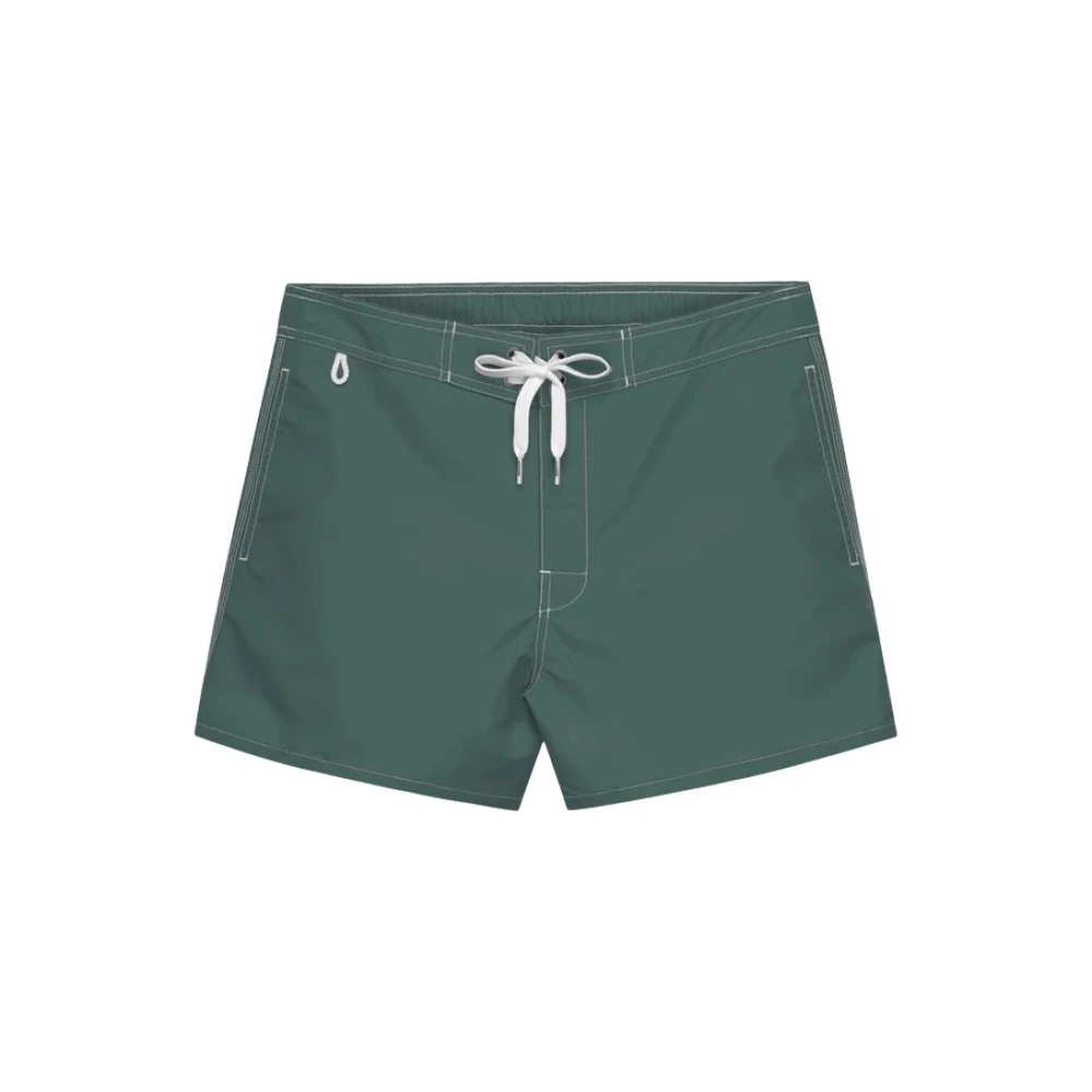 Sundek Uomo Verde - Boxer Mare Con Arcobaleno Sul Retro - Swimwear - M