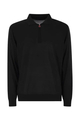 Quarter Zip Stickad Tröja