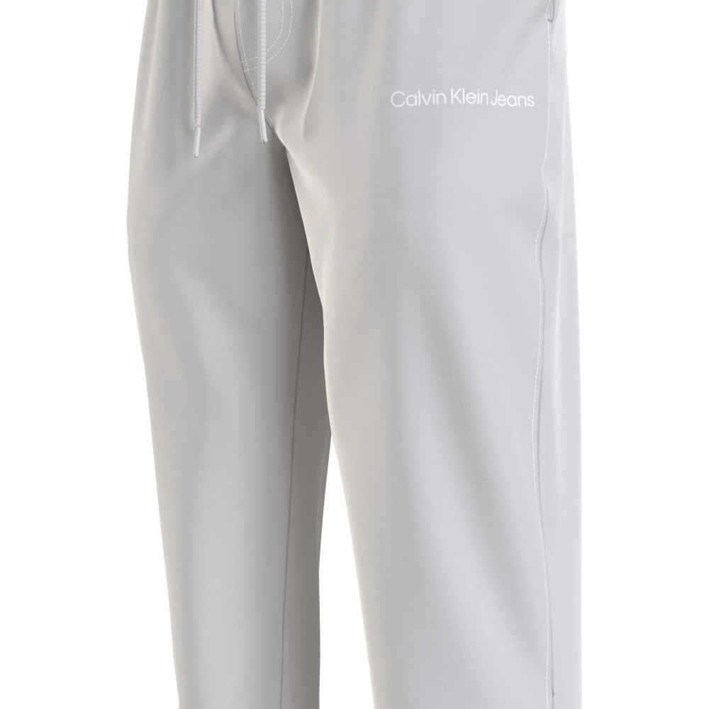 Calvin Klein Grijze Katoenen Broek Gray Heren