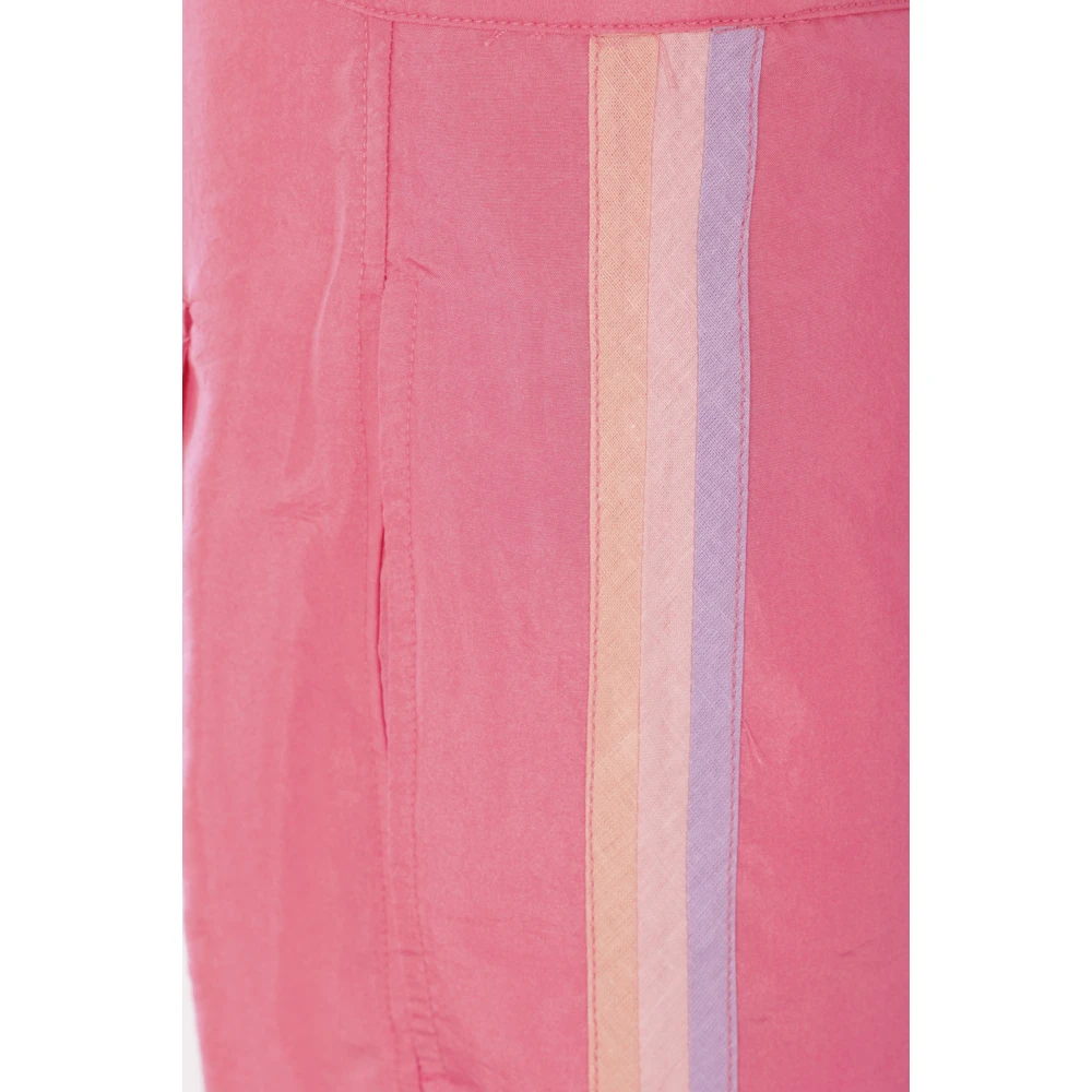 Magliano Fuchsia Straight Leg Trousers Pink Heren