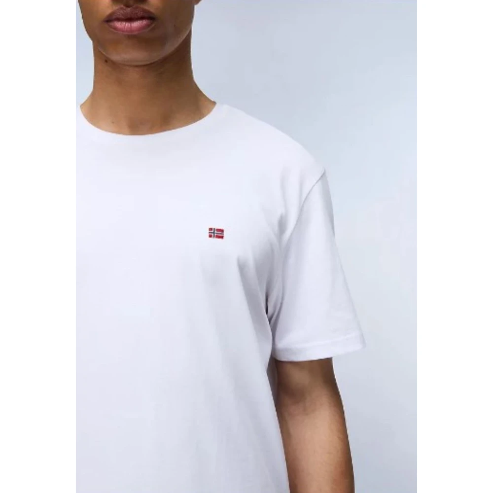 Napapijri Heren Longsleeve T-shirt White Heren