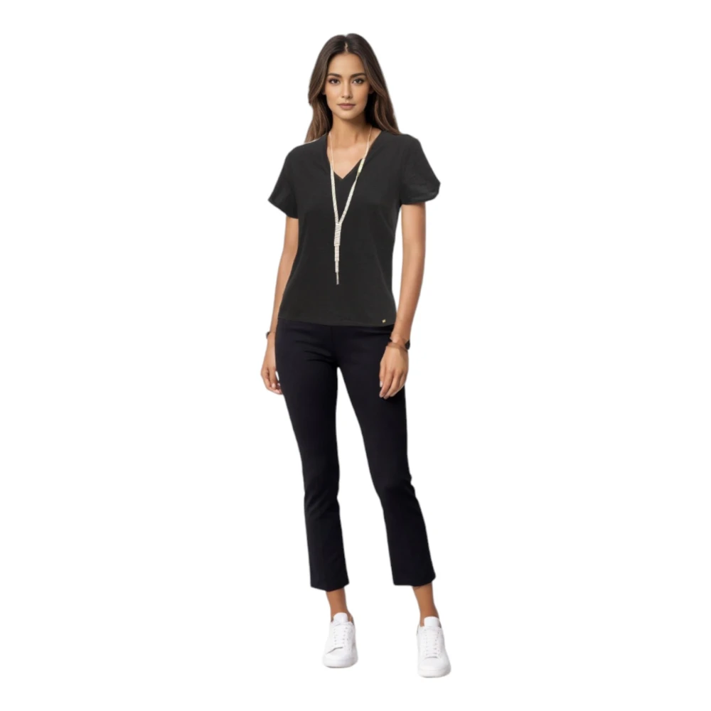 Gaudi Korte Mouw T-shirt White Dames