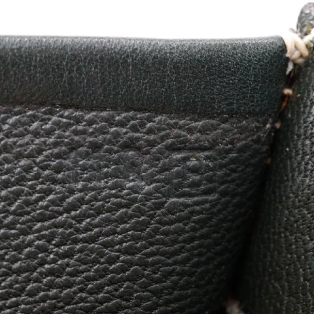 Hermès Vintage Pre-owned Leather handbags Green Dames