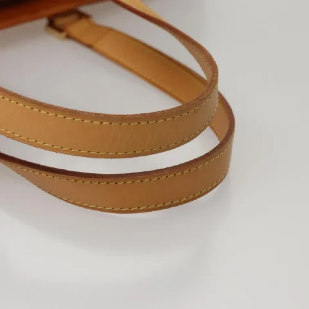 Louis Vuitton Vintage Pre-owned Leather totes Yellow Dames