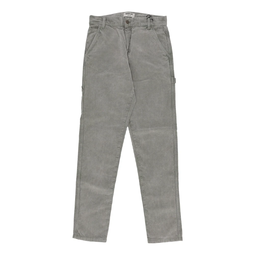 CAT Fluwelen Werkkleding Stijl Timmerman Broek Gray Heren